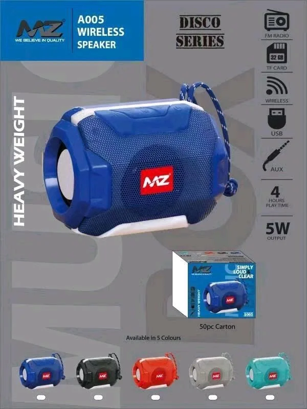 MZ A005 Heavy Weight Mini Speaker Simply Loud And Clear Speaker Best Sound 
