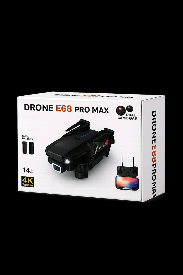 DRONE E88 Pro Max Double Battery With Double Camera 4K Best Quality Product 