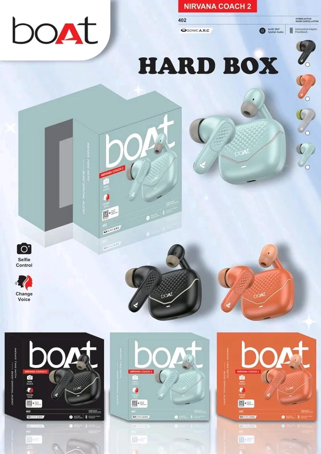 Boat Nirvana coach2  high Premium Quality Extra bass Sound Hard box
