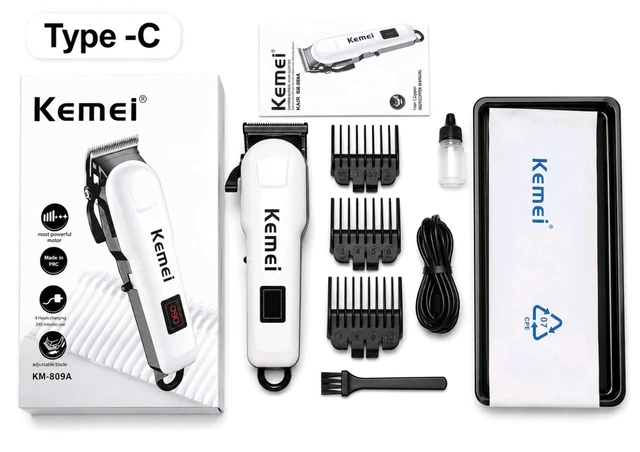 KEMAI Trimmer KM-809A With 45mm Blade Powerful Motor 
