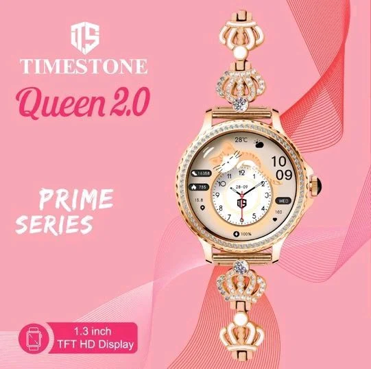 TIMESTONE Smartwatch QUEEN 2.0 Metal Belt 