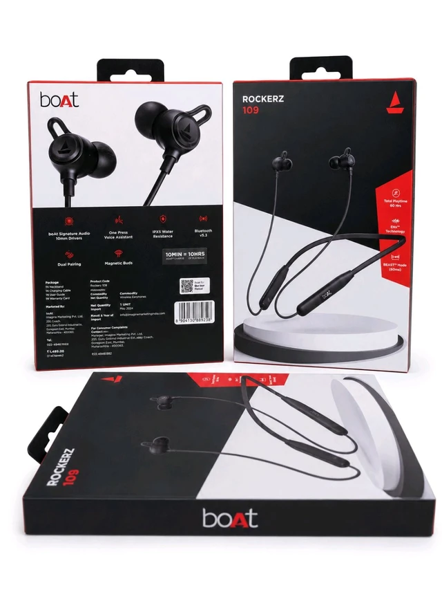 Boat Rockerz 109 Neckband Care Original Neckband 