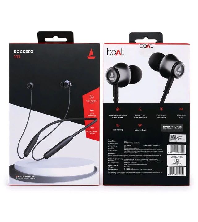 Boat Rockerz 111 Neckband Care Original Neckband 