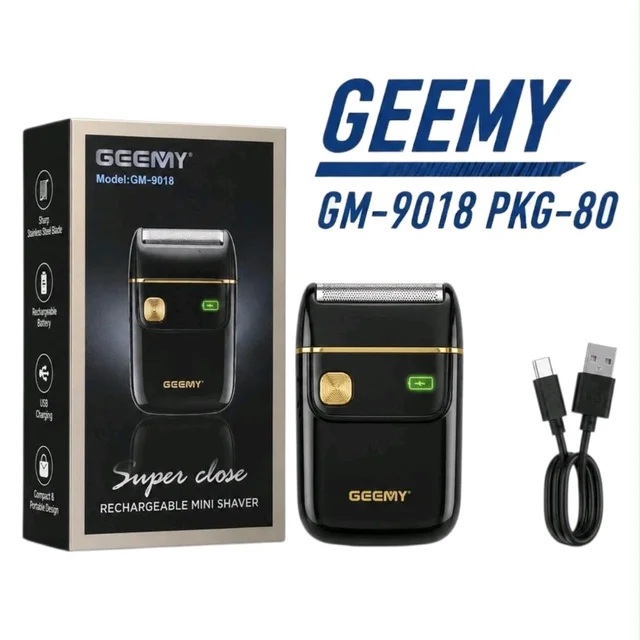 GEEMY Trimmer Mini Rechargeable Mini Shaving Machine Premium Quality GM-9018