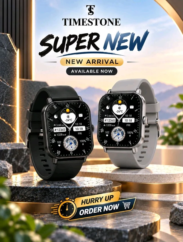 TIMESTONE Smartwatch SUPER NEW 1.81 Inch TFT Display Prime Series 