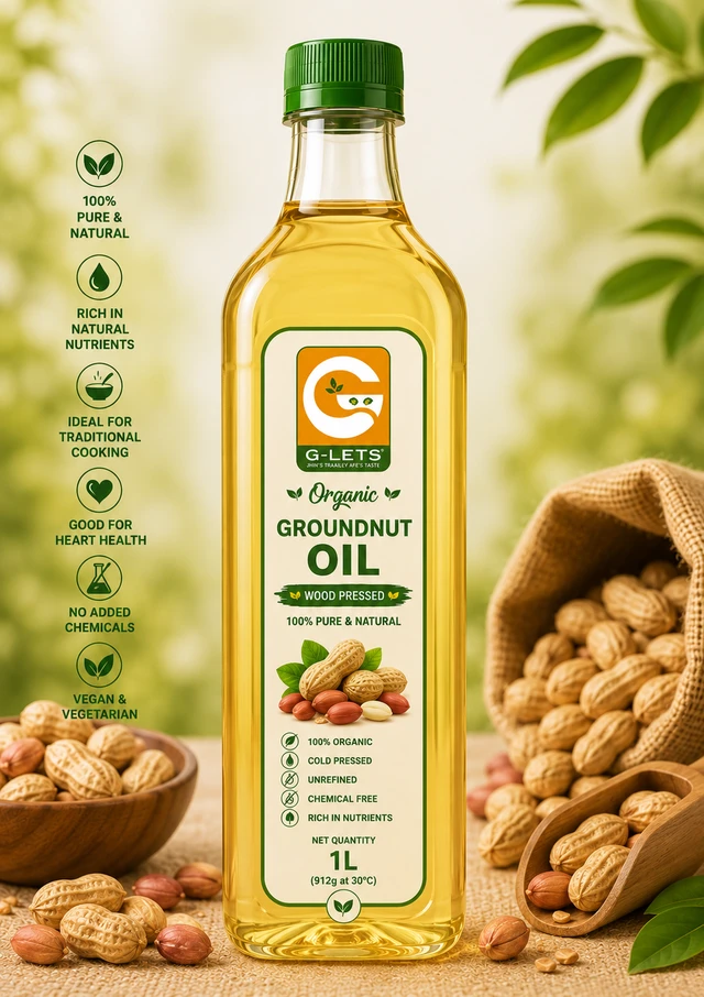 G-Lets Groundnut Oil - 1L