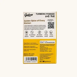 Gudora Turmeric Powder | Premium Haldi | High Curcumin - 100g (Pack of 2)
