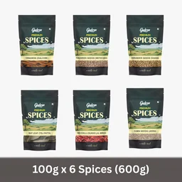 Gudora Everyday Whole Spices essential - 6 Spices (100g Each)