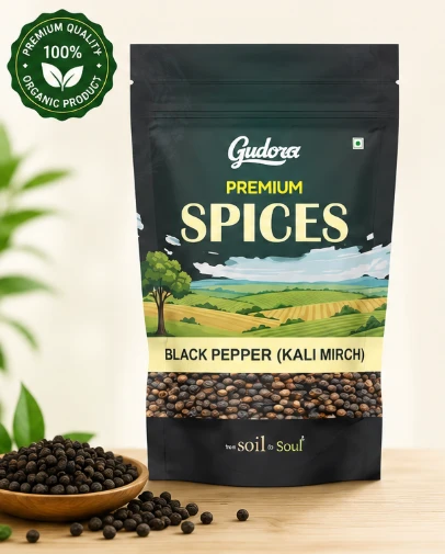 Whole Black Pepper | Kali Mirch - 100g