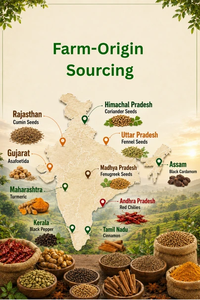 farm Origin Sourcing Of Gudora masalas