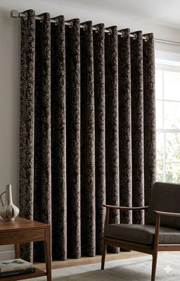 Vine Pattern पर्दा Professional Quality