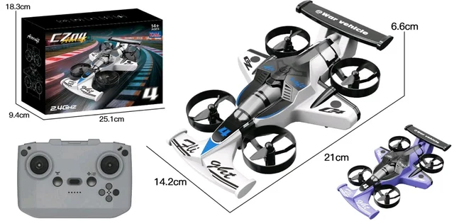 Flying Racing Car 2 in 1(Run & Fly)