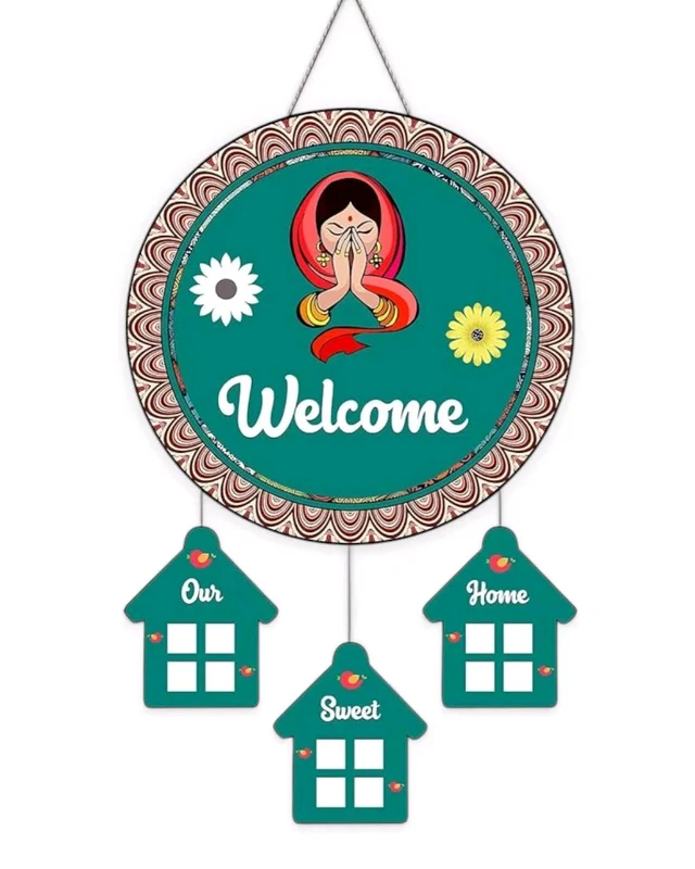 Wooden Welcome decor 