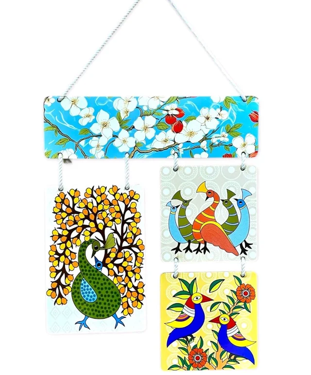 Wooden Peacock decor