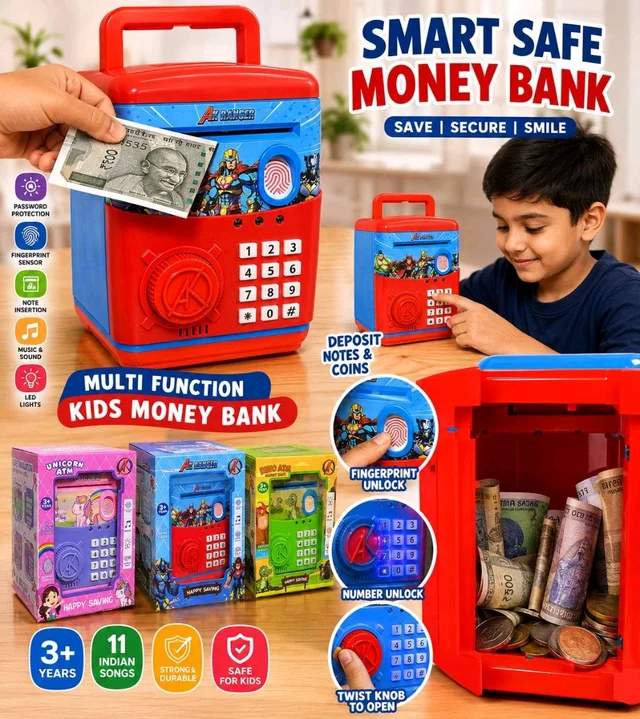 Finger Print ATM Money Bank 