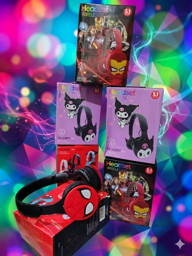 Kids Cartoon Character Headphones 
