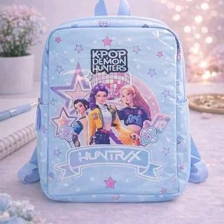 KPop Huntrix & Harry Potter Bagpack For Kids (Faux Leather)