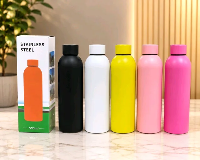 Matte Finish Touch, Double Wall Vacuum Insulated Stainless Steel SUS 304 500ml