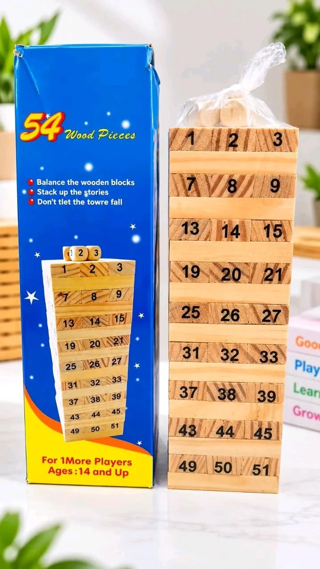Small Wooden Zenga 54 Pcs
