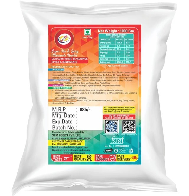 Super Hot & Spicy Marinade Base (Powder)