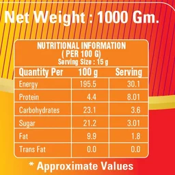 Pizza Topping - 1 Kg Packet, Creamy Red, Liquid, 1 Kg, Sauce
