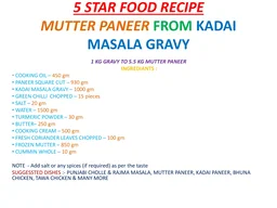 Kadai Masala Gravy