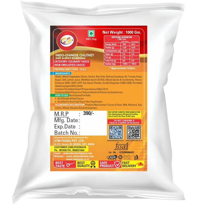 Indo Chinese Chutney ( Schezwan )