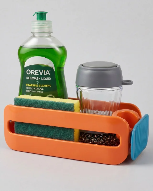 OREVIA Sink Side Caddy for Kitchen Sink
