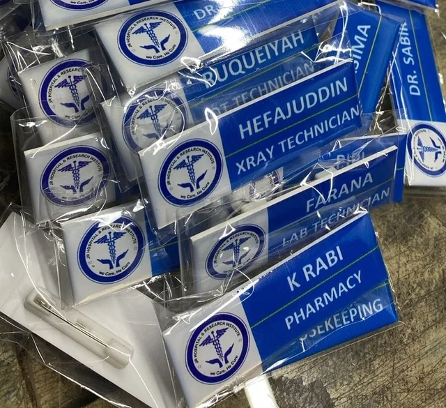 Acrylic Epoxy Name Badges with LOGO