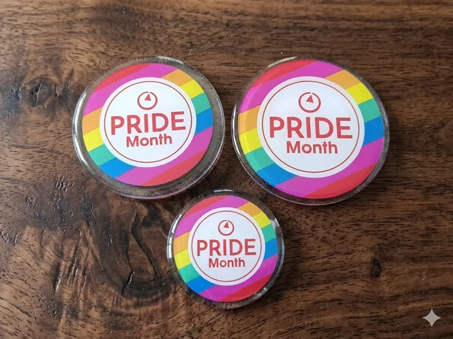 Resin Button Badges