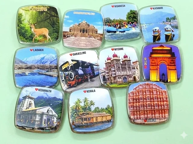 Travel Souvenir Fridge Magnets Supplier from Delhi,: