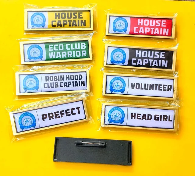 Student Badges House Name Badges