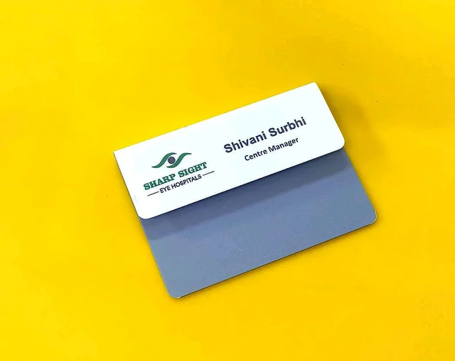 S S Coat Badge with Multicolour Print