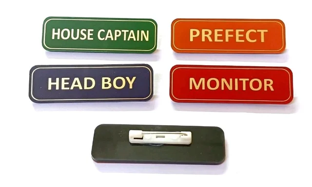 Student Monitor Badges