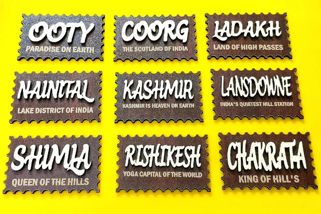 MDF 2D Fridge Magnet