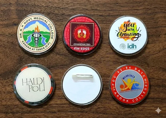 Resin Button Badges