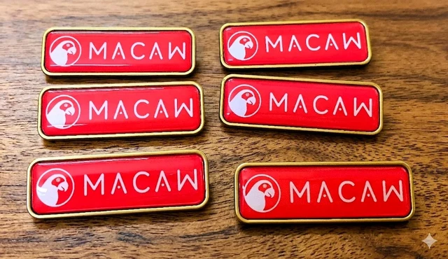 Employee Badge With Name and LOGO