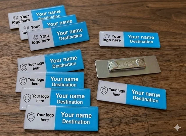 Metal Epoxy Name Badge Online