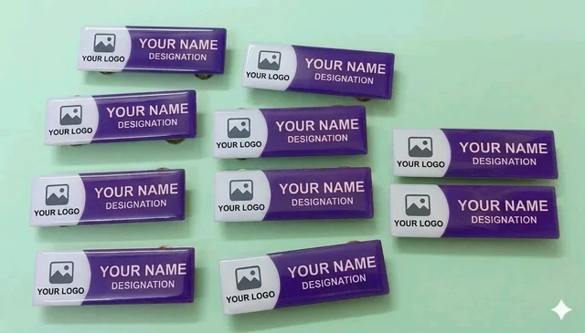 Epoxy Acrylic Badges