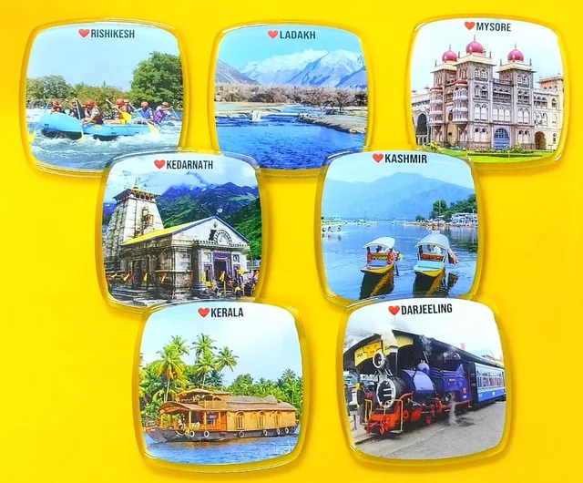 Travel India Souvenir Fridge Magnets