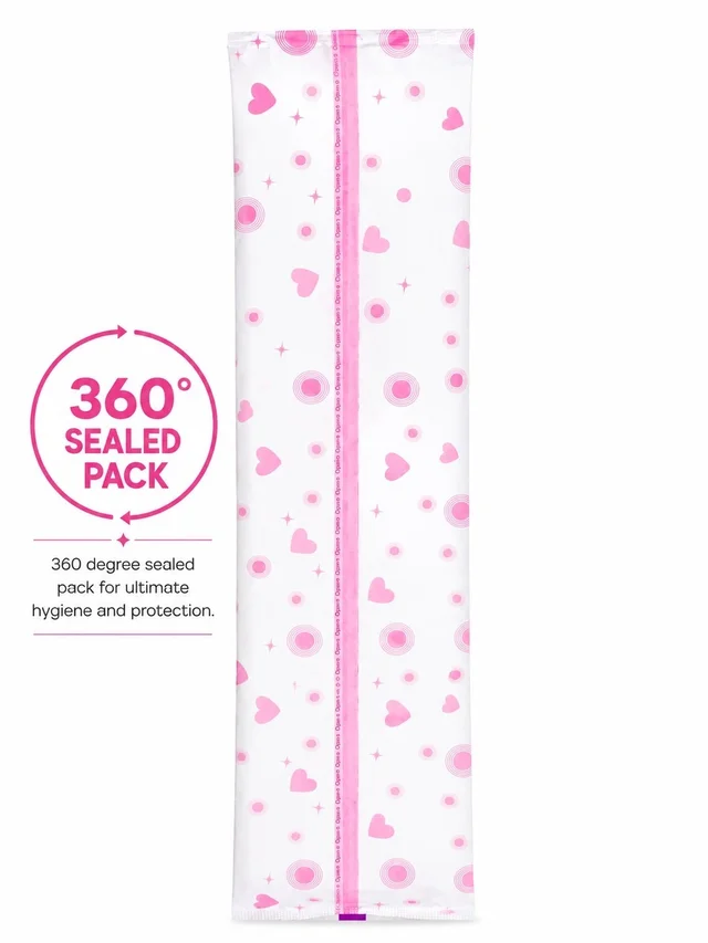 Manvicare Size XXL (317mm) - Biodegradable Cotton Sanitary Pads for Women - 10 Sanitary Napkins - XXL