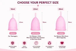 Manvicare Medical Grade Silicone Menstrual Cups - Medium