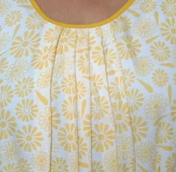 Manvicare Plus Size Soft Rayon Fabric Sleeveless Nighty for Women, Girls - Yellow Floral Print - 2XL