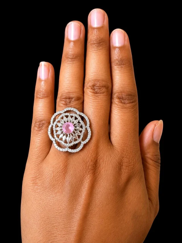 AMERICAN DIAMOND FINGER RING