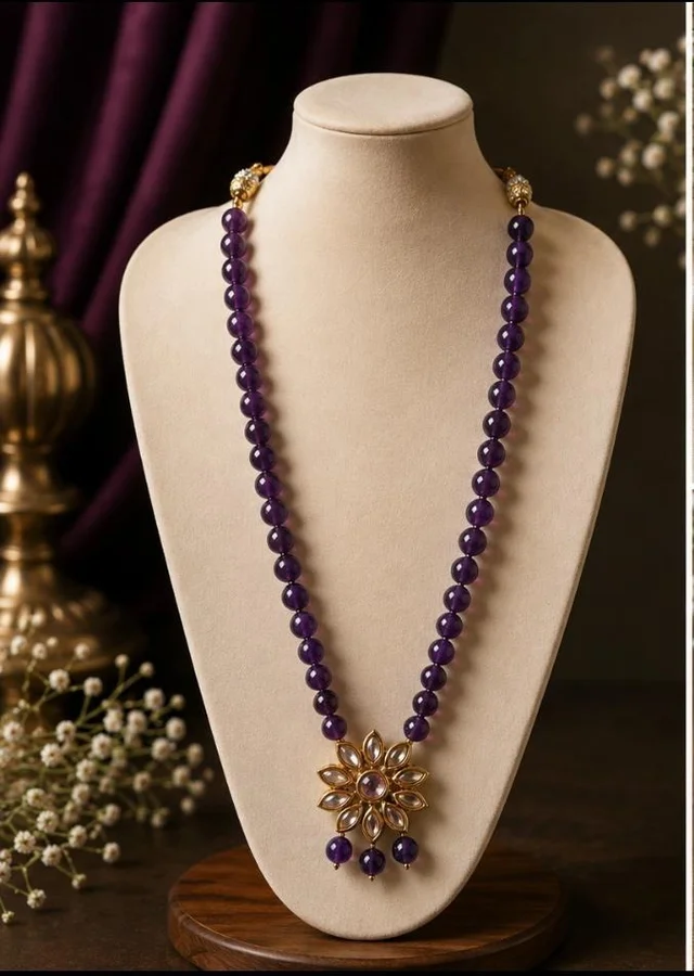 PREMIUM-SEMI PRECIOUS QUARTZ STONE BEADS HARAM
