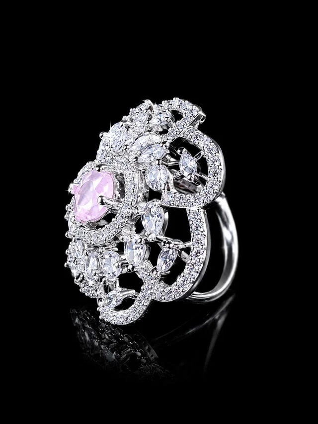 ELEGANT AMERICAN DIAMOND FINGER RING