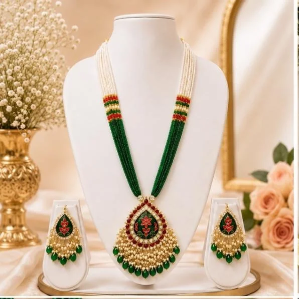 ELEGANT KUNDAN NECKLACE SET