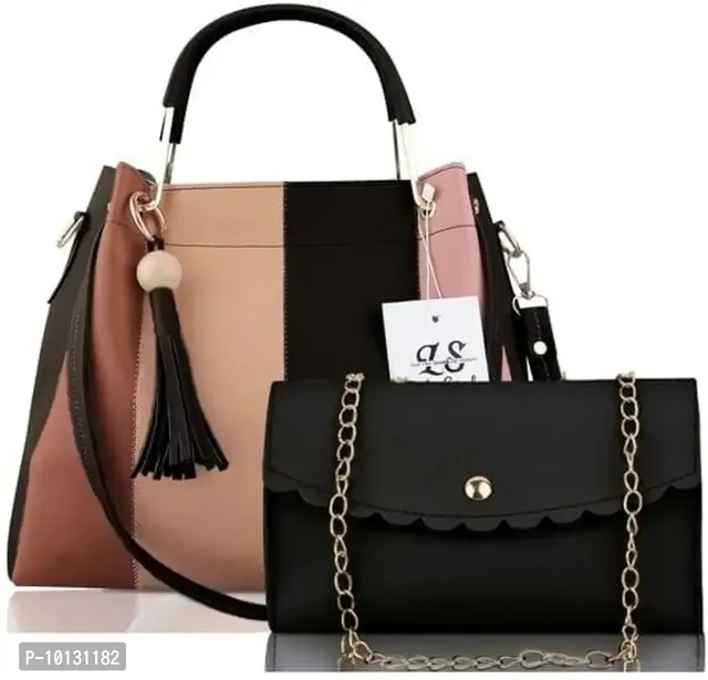 Classy PU Solid Bags & Purses for Women with Sling Bag