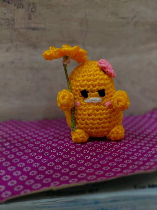 Sunny the Sprout: Hand-Crocheted Desktop Companion