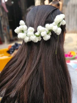 Hand-Crocheted Gajra - Jasmine
